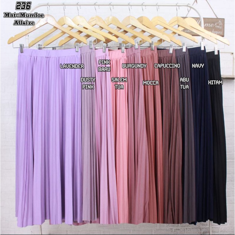 ROK PLISKET MAYUNG 236 YUESHI IMPOR / ROK PLISKET IMPOR/ ROK PLISKET KOREAN / ROK PLISKET IMPOR