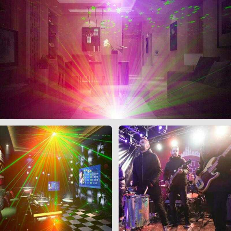 Proyektor Laser LED Lampu Disco DJ Party Lights 60 Patterns M-RGB-61