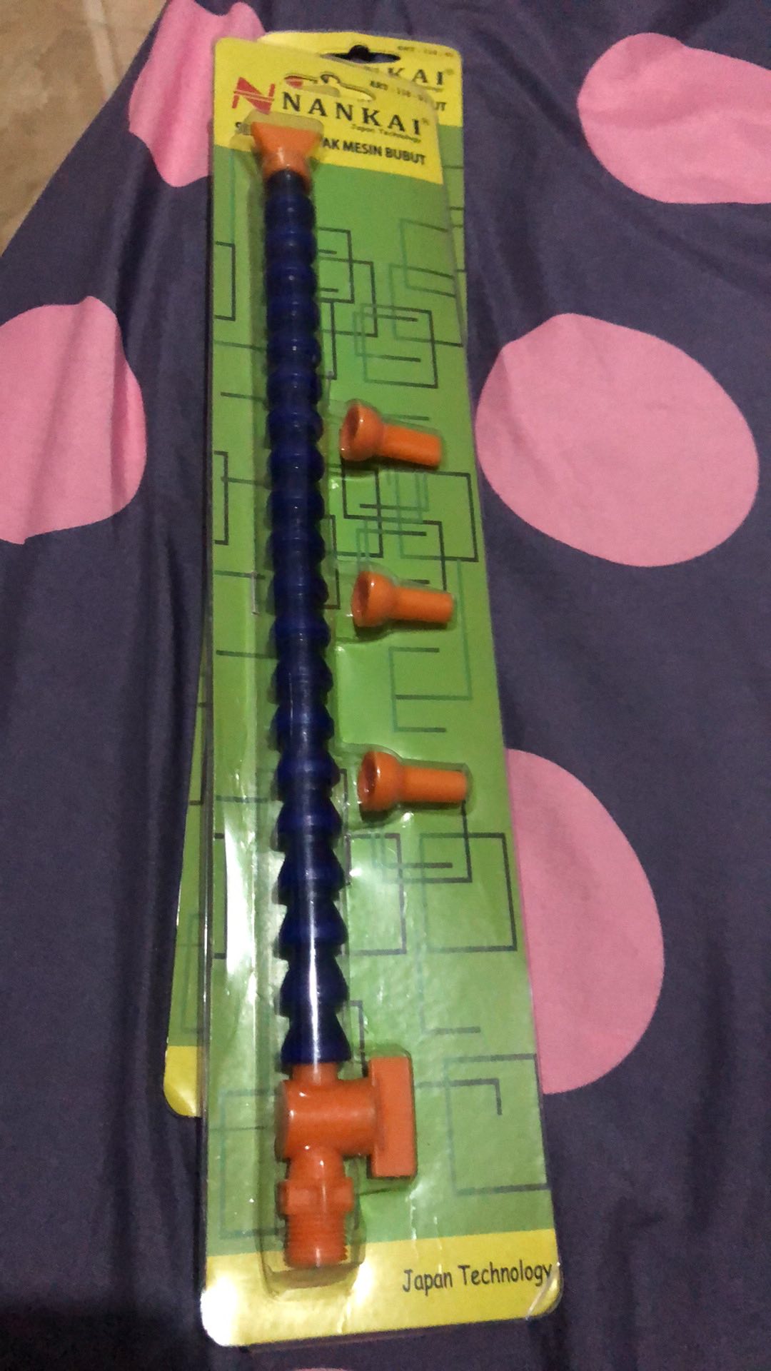 Selang Minyak Mesin Bubut 1/4 Inch + Stop Nankai