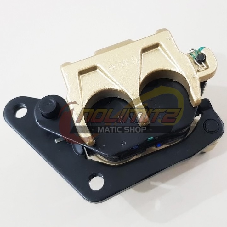 Kaliper Rem Depan ORI Yamaha 2 Piston Gold NMAX Aerox 155