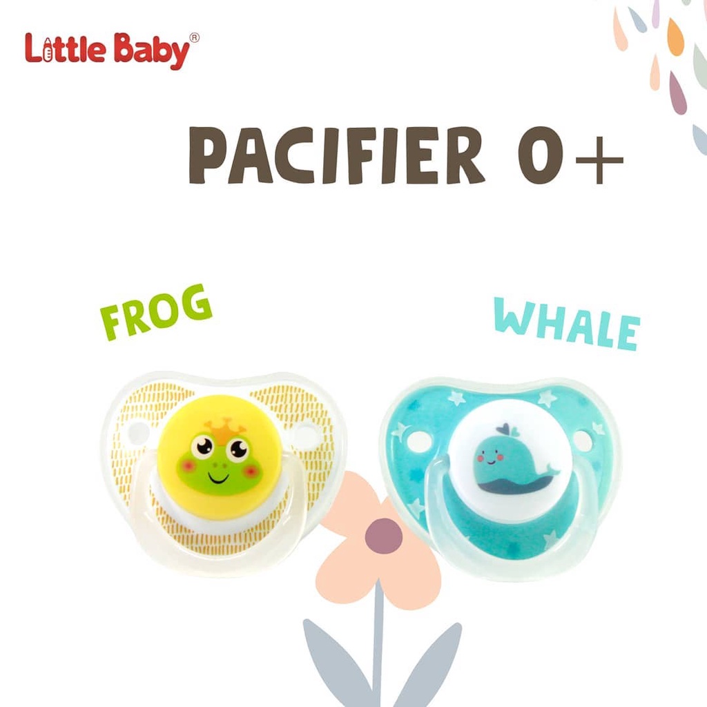 Little Baby Orthodontic Pacifier Glow In The Dark - Empeng Bayi 0m+