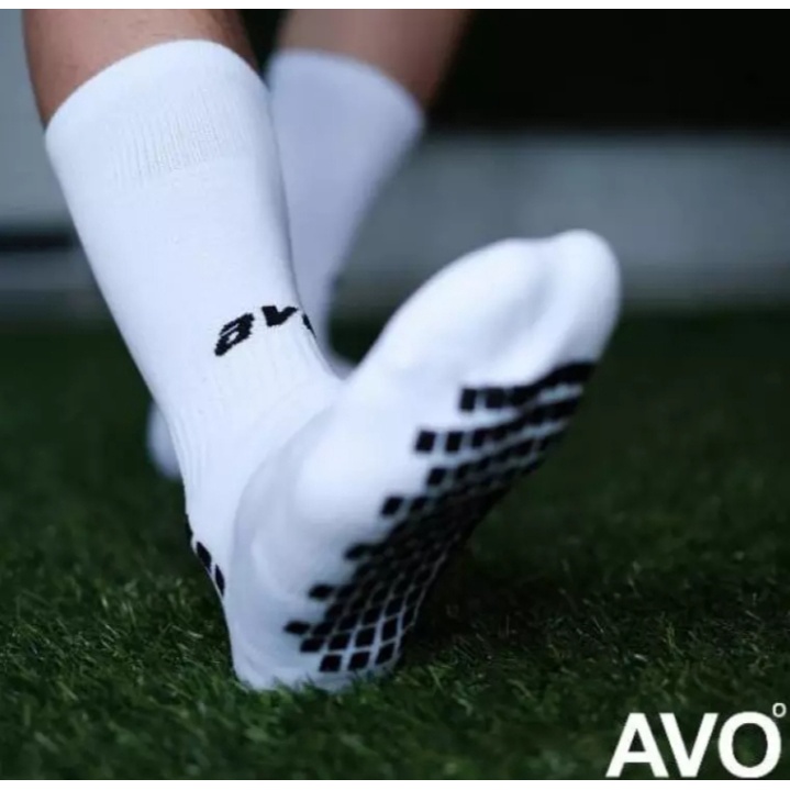 KAOS KAKI ANTISLIP FUTSAL PENDEK R9 PUTIH