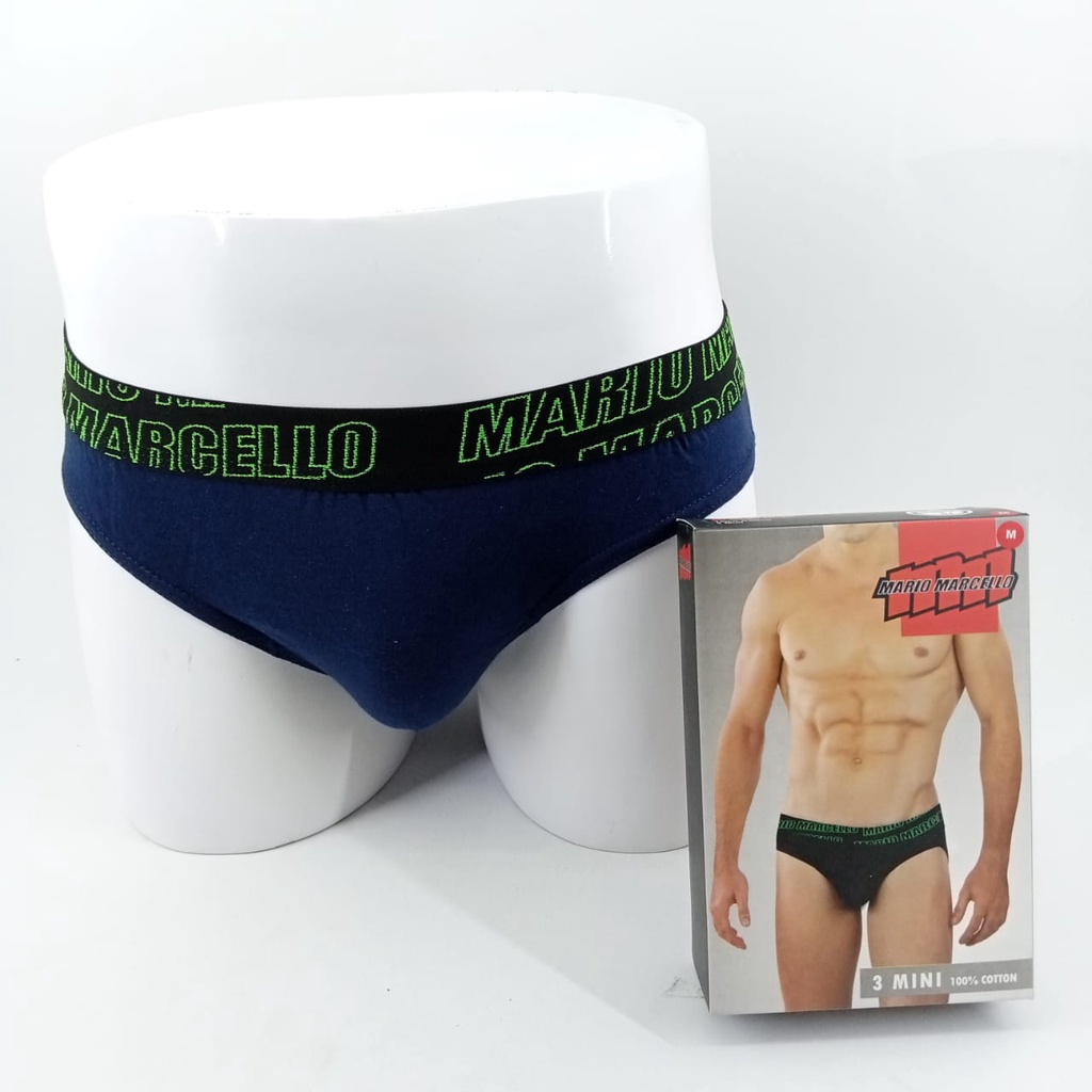 CELANA DALAM UNDERWEAR MARIO MARCELLO 03 (3 IN 1) CD PRIA PAKAIAN DALAM PRIA