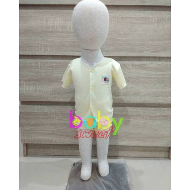 AIRIN - Set Baju Pendek & Celana Pop Polos NB (Isi 3set)