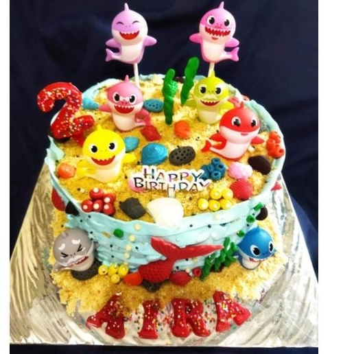 

kue ulang tahun baby shark