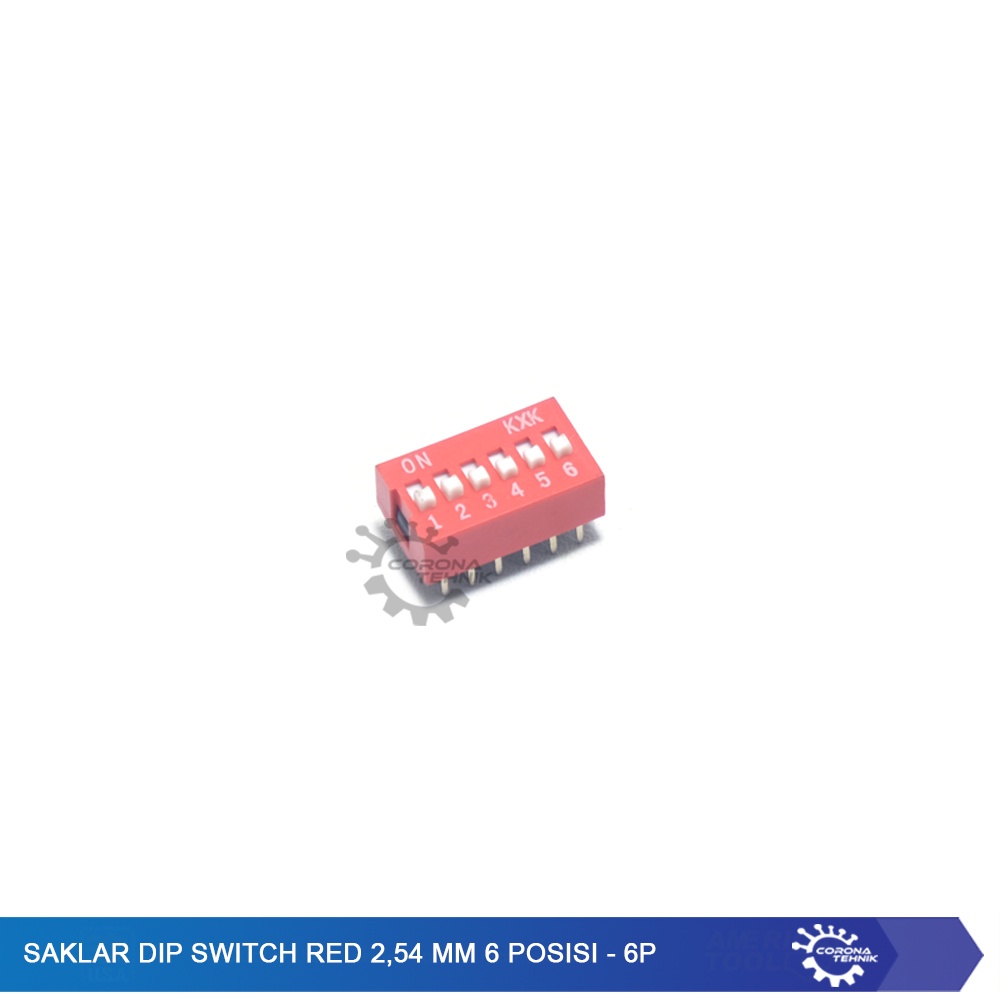 DIL Switch - Pitch Pin 2.54 mm - Saklar Dip Switch Breadboard