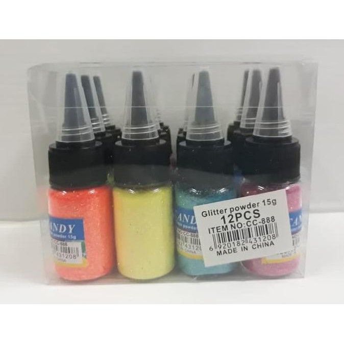 

Termurah Serbuk Glitter | Bubuk Glitter | Glitter Powder (Pak Isi 12 Tube) Offic