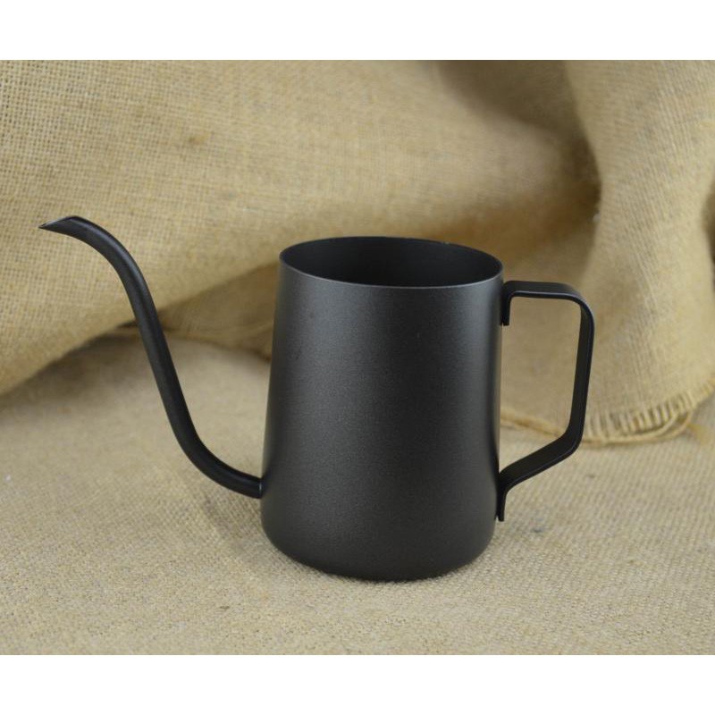 GS8 Teko Pitcher Kopi Teh 250ml Teapot Drip Kettle Cup Stainless Steel OneTwoCups AA0050 Black