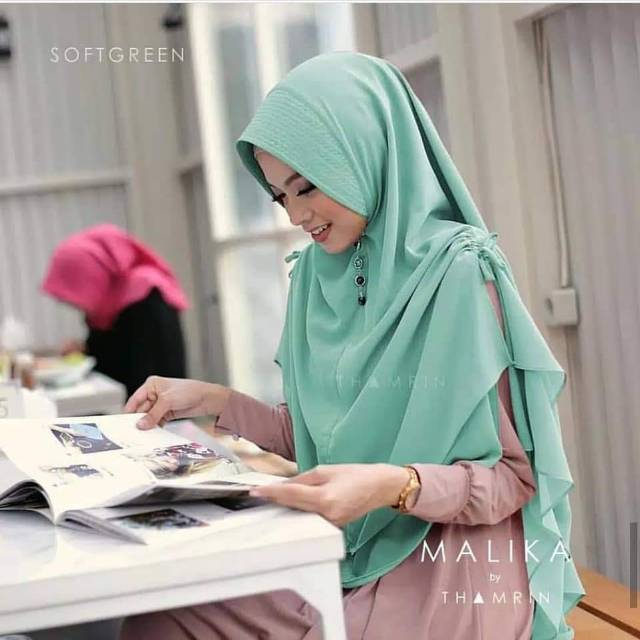 HIJAB JILBAB INSTANT MURAH KHIMAR MALIKA