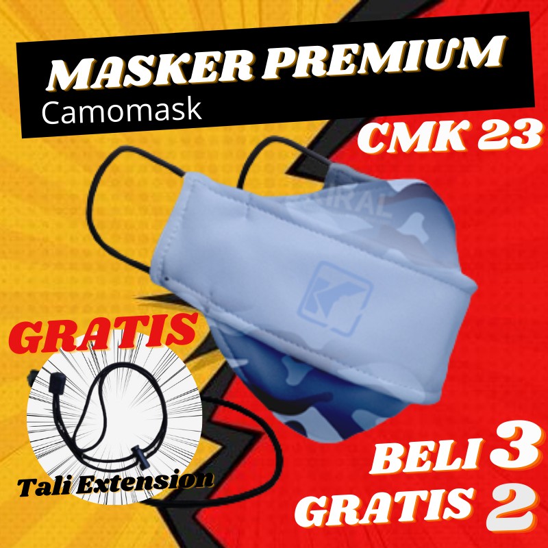 Masker Kain Pria dewasa Distro camomask camo mask original by kiral