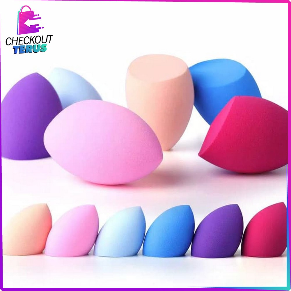 CT K26 K27 Beauty Blender Spons Makeup Alat Kosmetik Wajah Wanita Spons Bedak Sponge Make Up Fondation