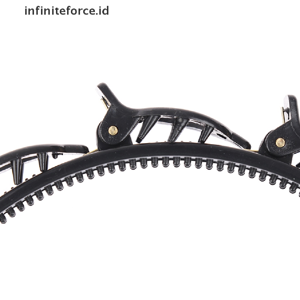 Infiniteforce.id Klip Jepit Rambut Wanita Warna Hitam