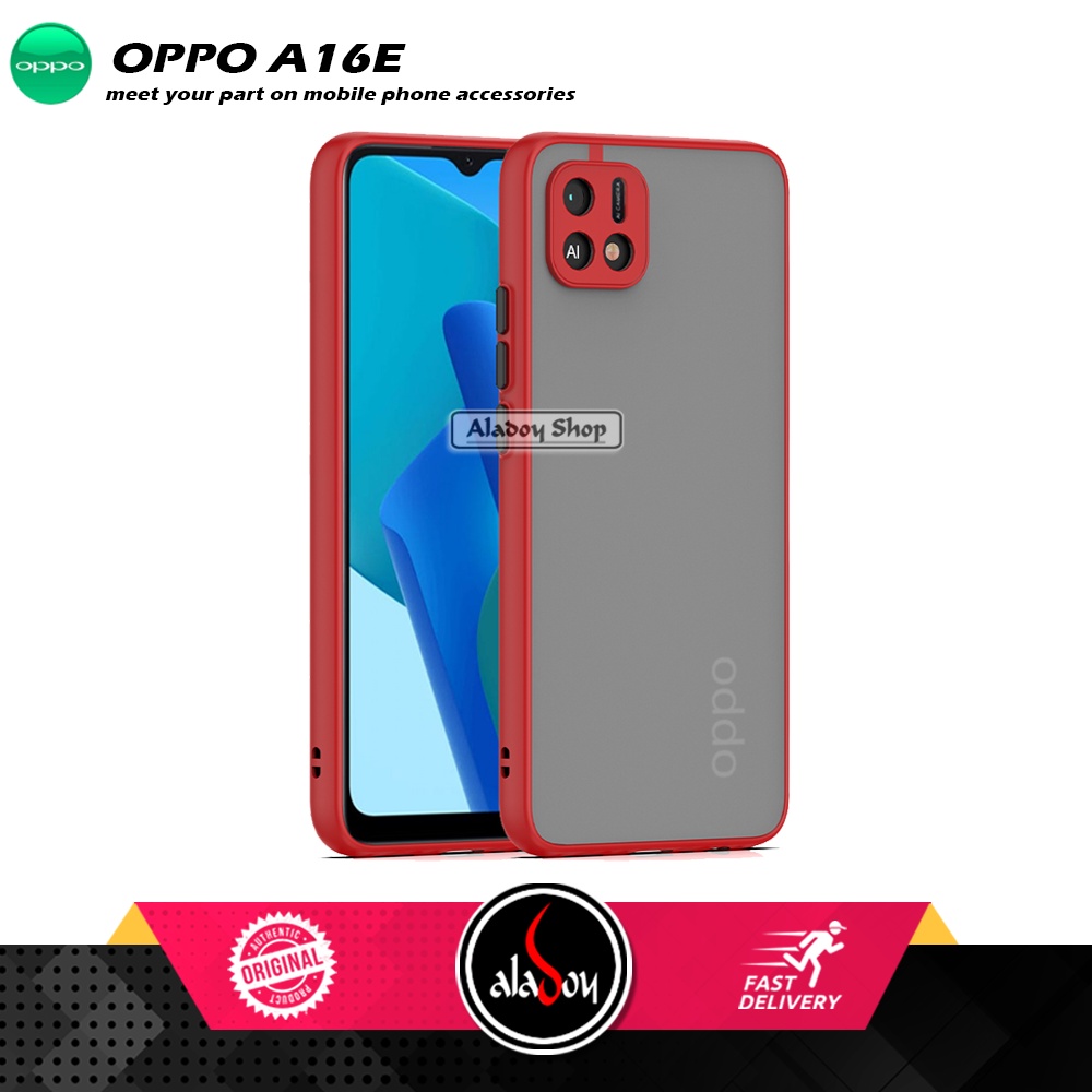 Case OPPO A16E Hard Case AERO Protection Camera Premium Casing