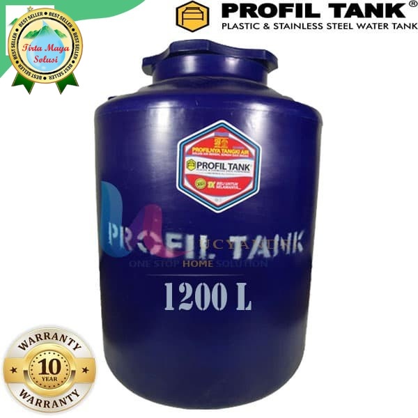 Tangki Air Profil Tank 1200 Liter TDA Tandon Toren Air Original