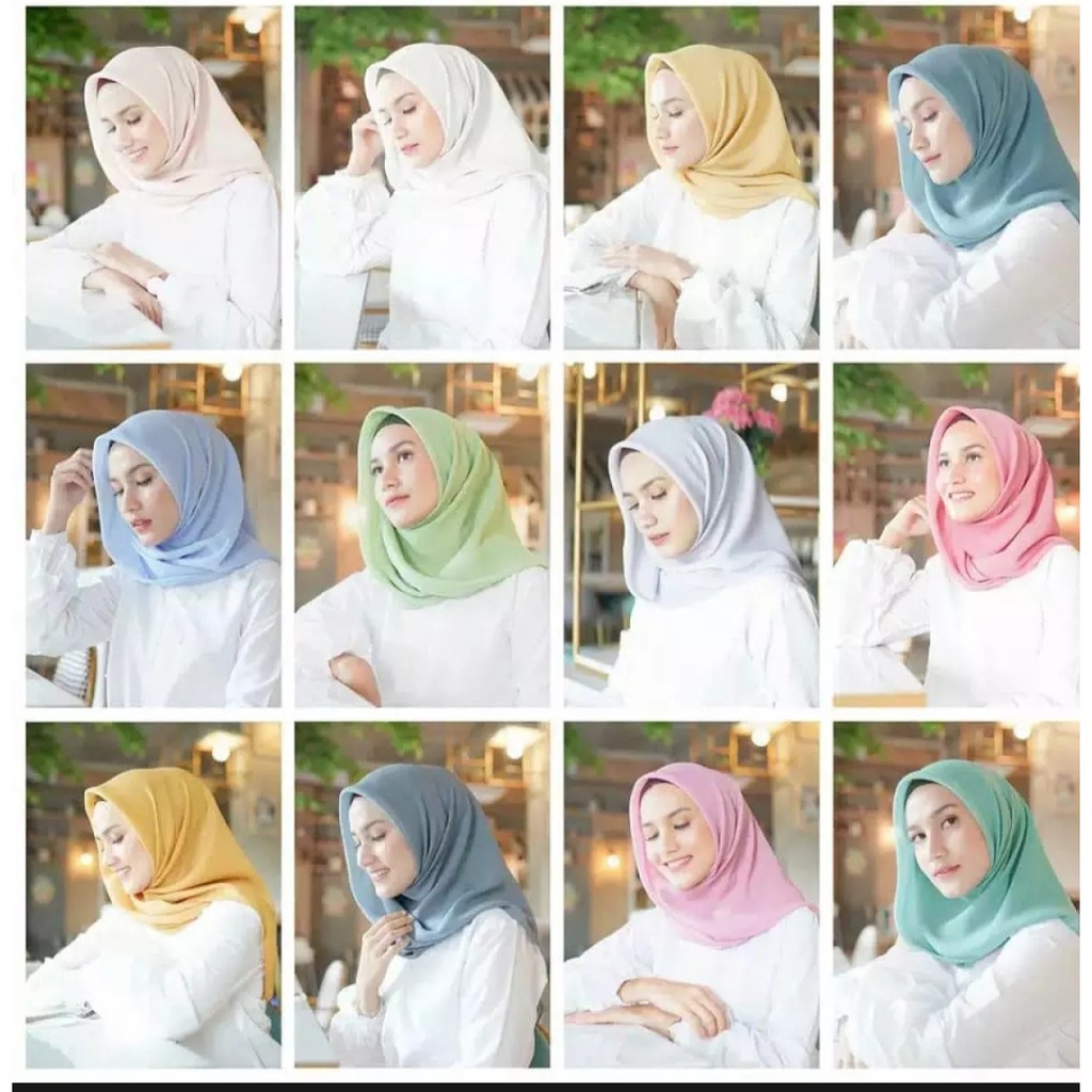  JILBAB  BELLA  SQUARE  JILBAB  BELLA  SQUARE  KERUDUNG BELLA  