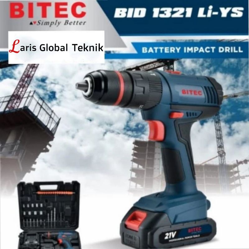Bor Cordless BITEC BID 1321 LI Cordless Hammer Drill BID1321LI 13mm

