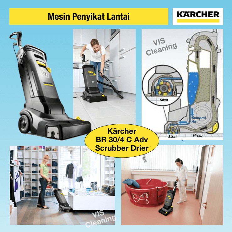 Scrubber Drier Karcher BR 30/4 C Adv ( Mesin Penyikat Lantai )