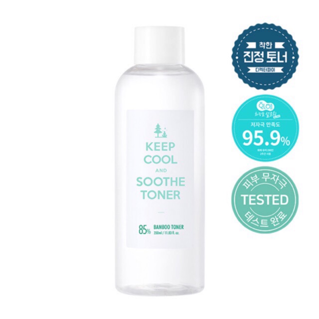 KEEP COOL and SOOTHE TONER Bamboo Toner (160ml/350ml)