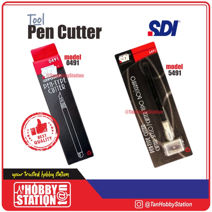 

Lucu Pen Cutter Sdi 0491 + Refill 10 Pcs Trendi