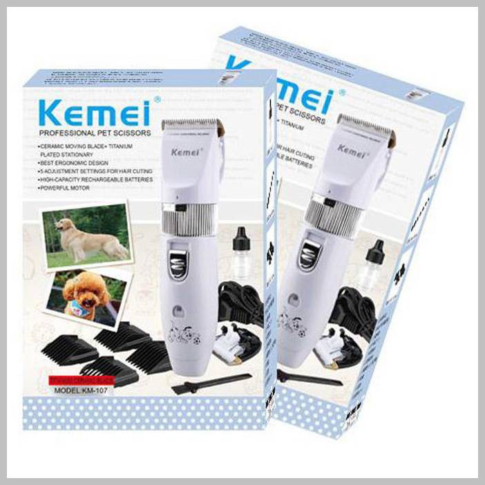 KEMEI 107 ORIGINAL PET CLIPPER Cukuran ANJING KUCING Bulu Hewan KM107 KM-107