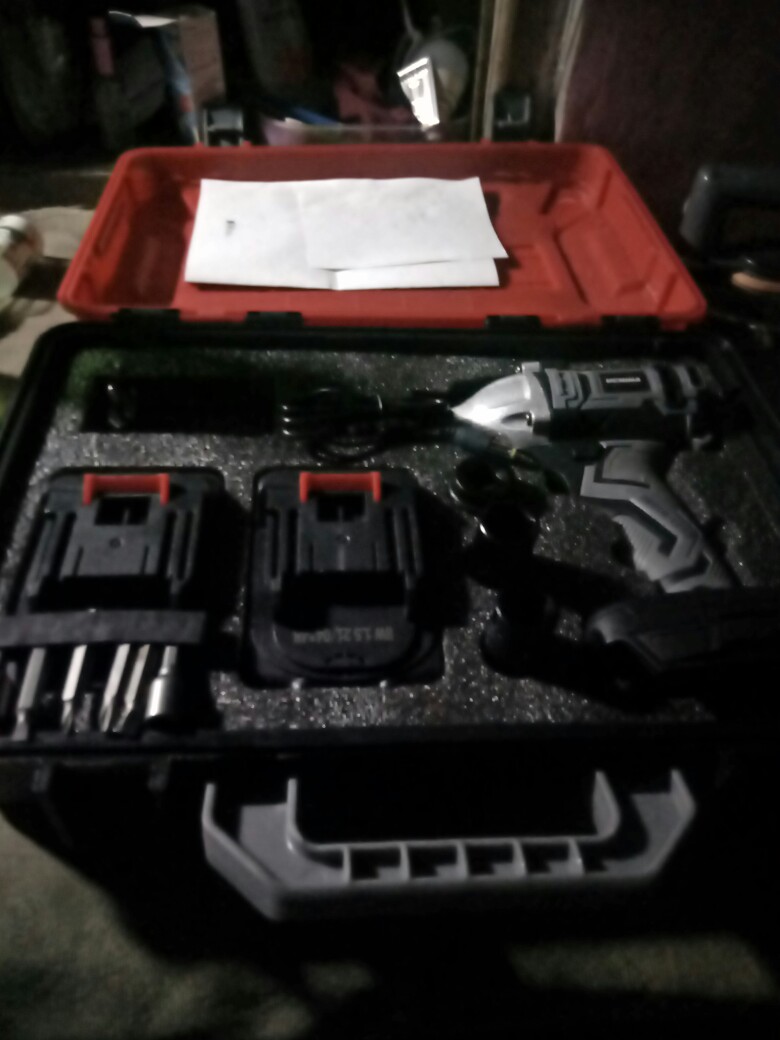 Impact Wrench Bor Buka Baut Baterai Cordless Uchiha 48v 2baterai