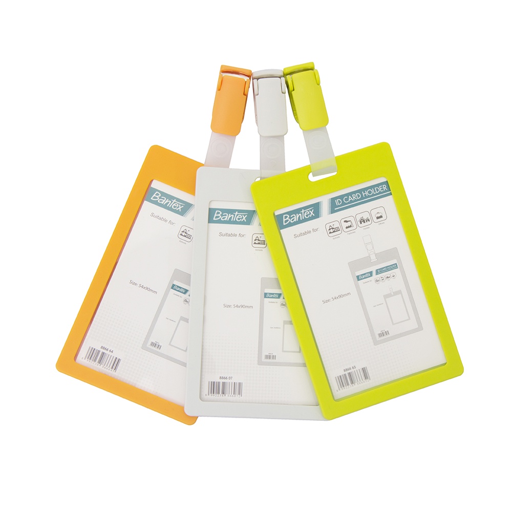 

Bantex ID Card | Name Tag Holder With Clip Portarit