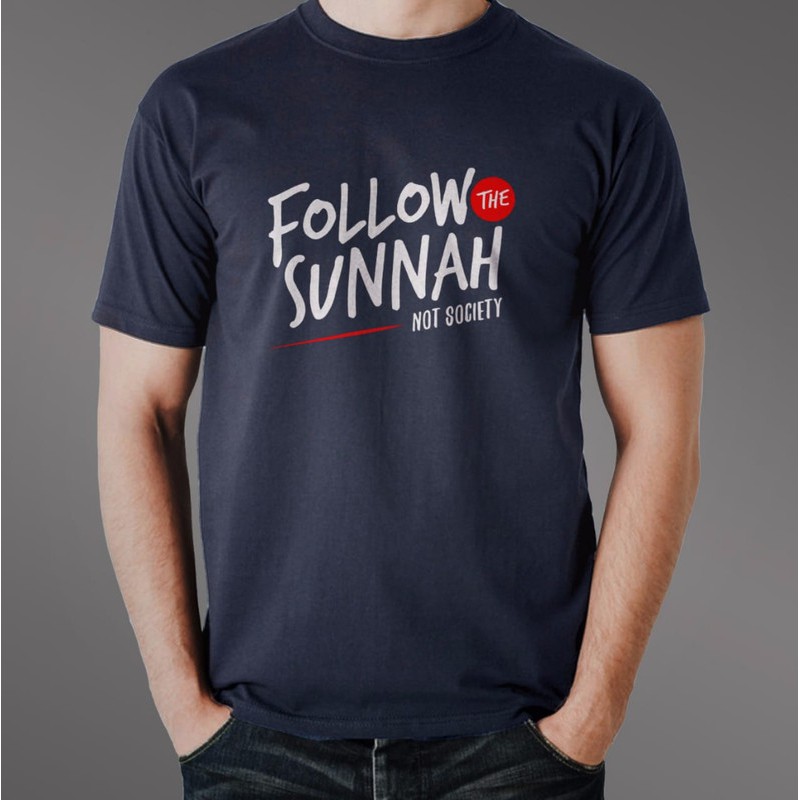 KAOS DAKWAH "FOLLOW" / KAOS MUSLIM / KAOS ISLAMI / KAOS DAKWAH PRIA / KAOS MUSLIM PRIA