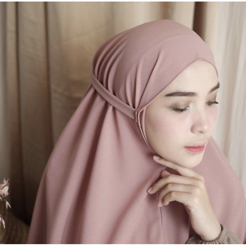 basic bergo maryam / bergo tali / murah bagus