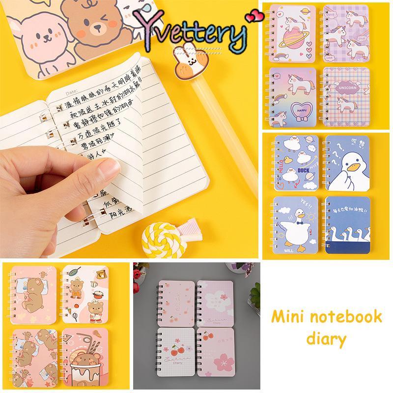 

✨A7 Notebook Ring Motif / Buku Catatan Ring / Buku Tulis Ring Mini Notebook Diary Portable Office Notepad COD