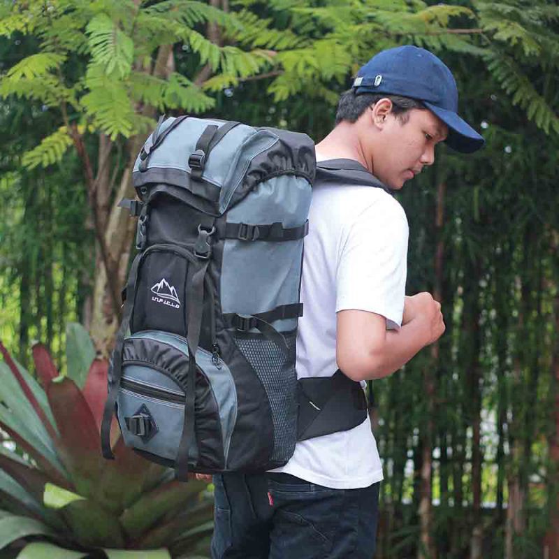 Tas Carrier Hiking Pria 60 Liter Tas Keril Outdoor Gunung Distro Terbaru Original