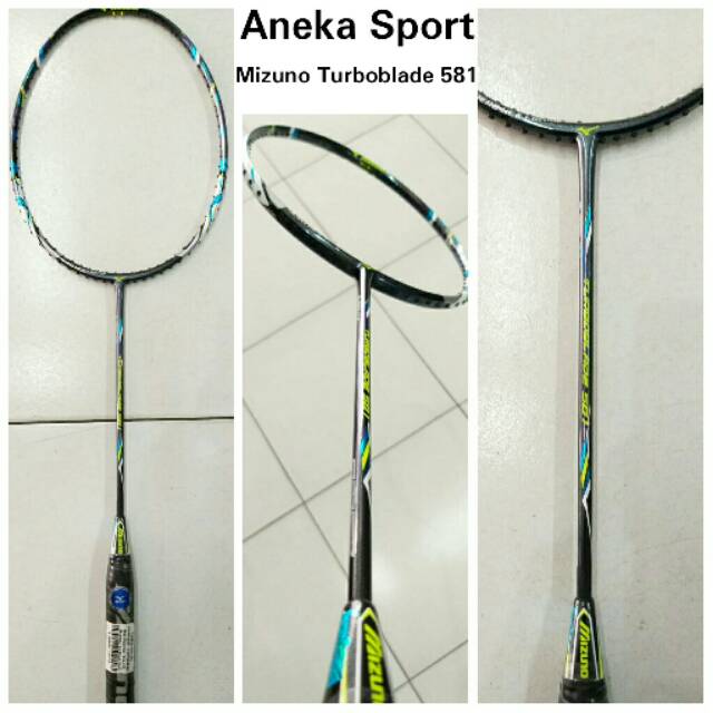Raket Badminton Mizuno Turboblade 581 Original ( 83gram )
