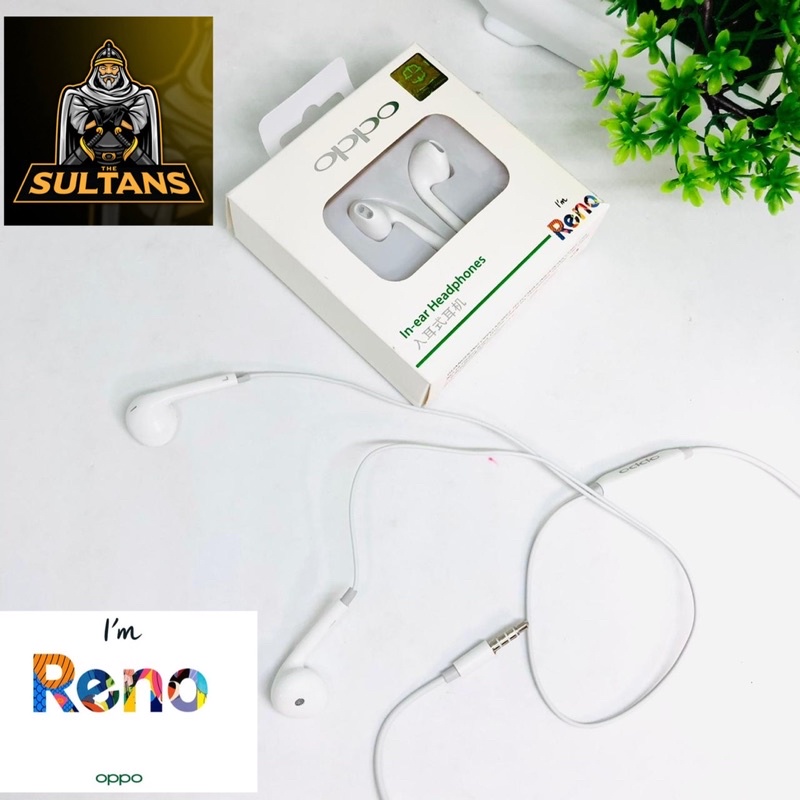 GROSIR HANDSFREE OPPO HF RENO 2 3 4 5 COLOKAN 3.5MM ASLI SUARA JERNIH MANTAP