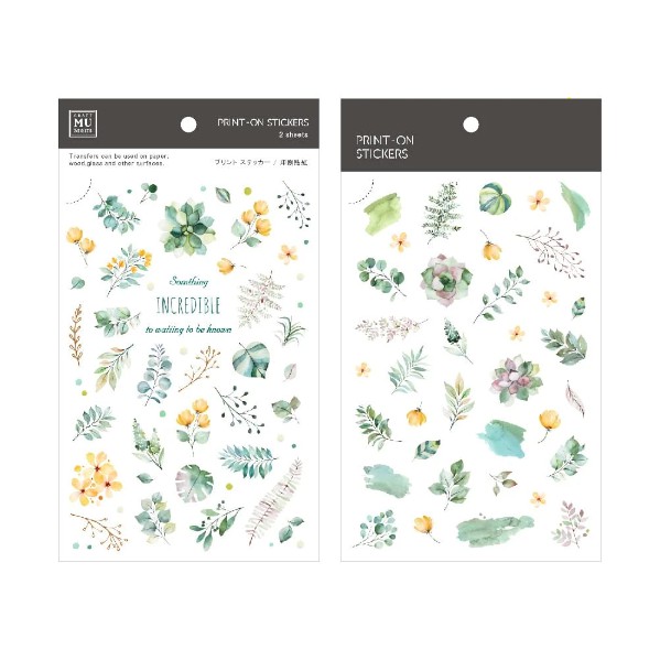 

MU Lifestyle Print-On Sticker 123 - Incredible Succulent