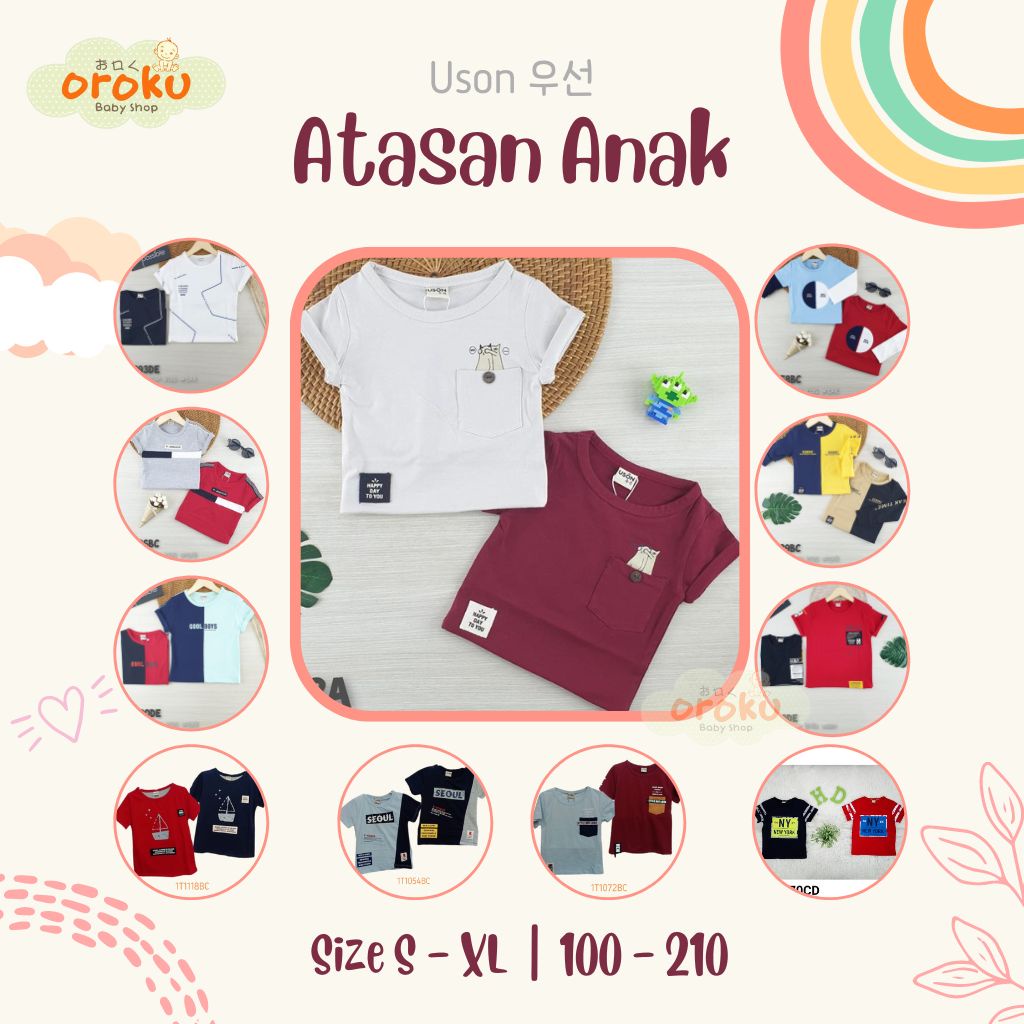 USON ATASAN KAOS ANAK / KAOS BAYI / ATASAN / USON