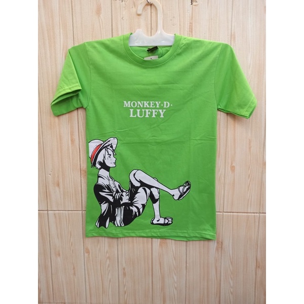 OBRAL KAOS ANAK ONE PIECE LUFFY / ANAK KIDS 9-12 tahun / MURAH