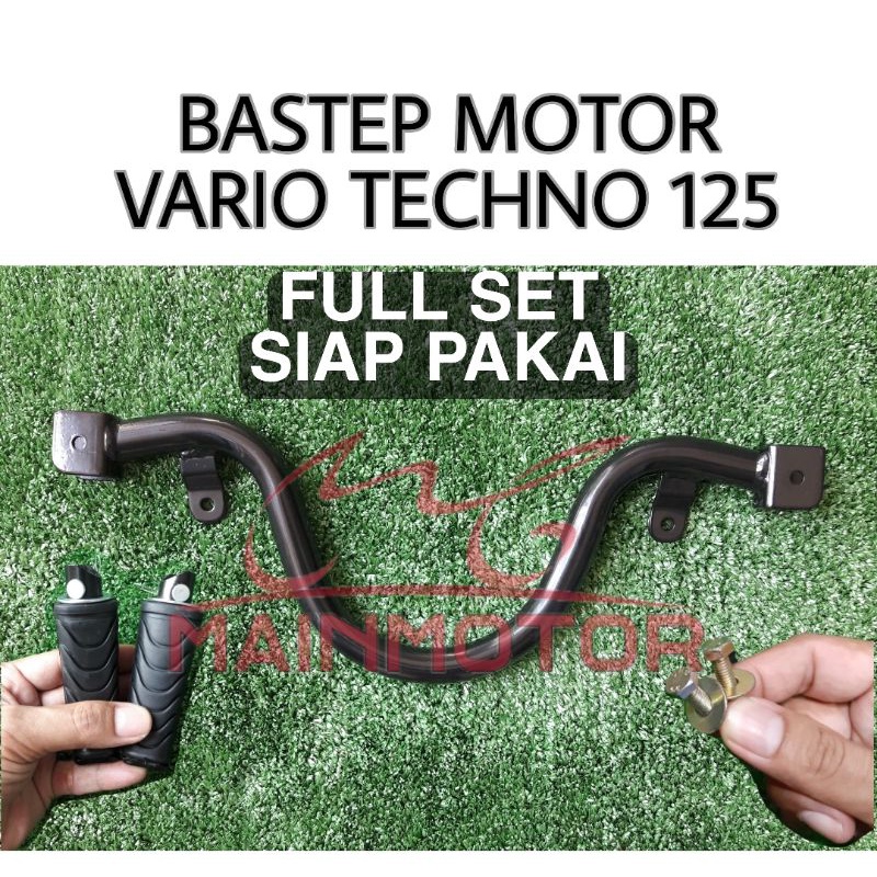 BASTEP DEPAN VARIO TECHNO 125 FOOTSTEP PIJAKAN KAKI FULLSET