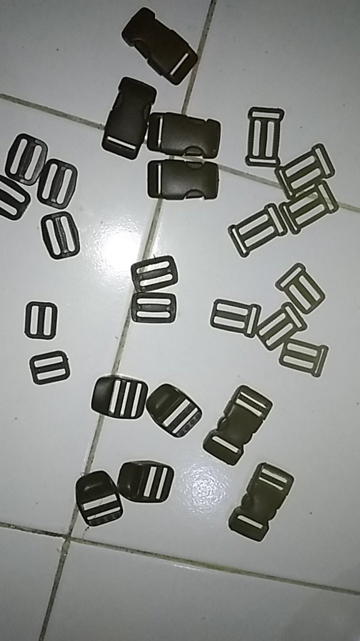 Tali Webing Hitam Berserat Ukuran 2,5cm