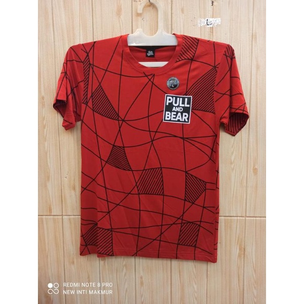 (COD) KAOS DISTRO MURAH PRIA WANITA size L MERAH/RED READY YA!!