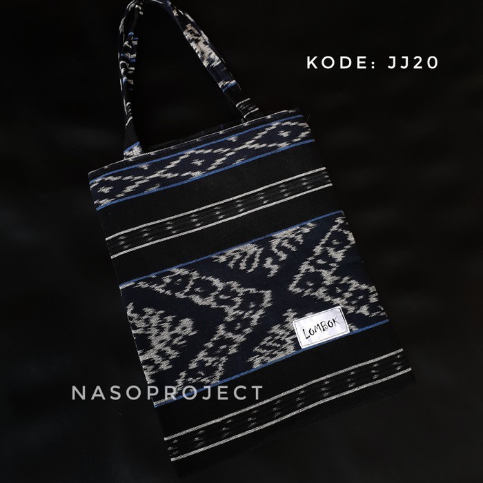Tote Bag Tas Jinjing Bahan Kain Tenun Etnik Lombok