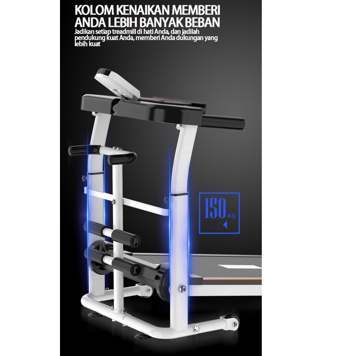 Treadmill Manual MultiFungsi Treadmill 8 in 1-Alat Fitness Termurah/Treadmill yang tidak menggunakan listrik