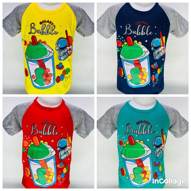 Kaos kimono anak laki-laki-kaos GALAXY BUBBLE 1-10 tahun