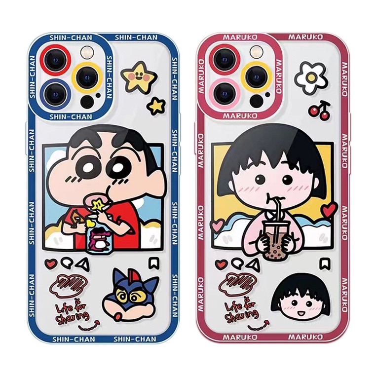 Soft Case Silikon Transparan Shockproof Cover Iphone 13 12 11 Pro Max Xr X Xs 7 8 6 6S Plus