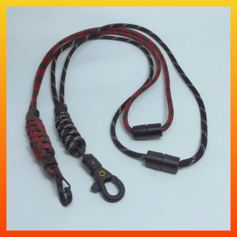 

Gantungan Id Card Lanyar Tali Paracord Kalung Kartu