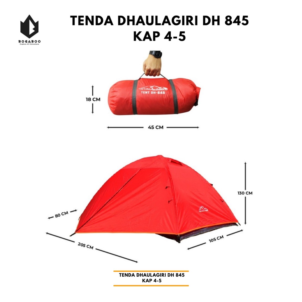 Tenda Dhaulagiri 845 - Tenda Double Layer - Tenda