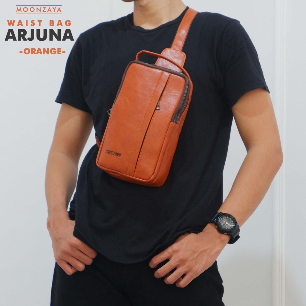 [Ready] WaistBag Tas Pria Wanita Unisex Arjuna by Moonzaya