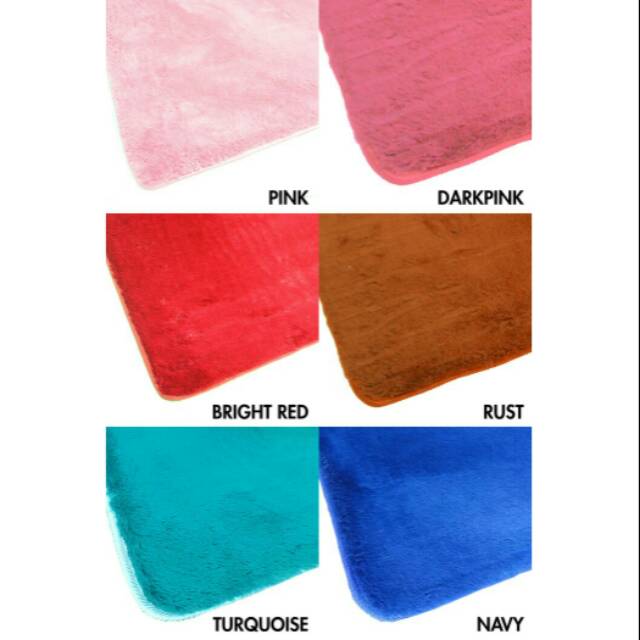 Karpet bulu tebal shaggy