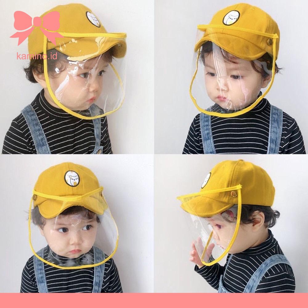 654A Topi  Face Shield Bayi  face Shield Baby Topi  