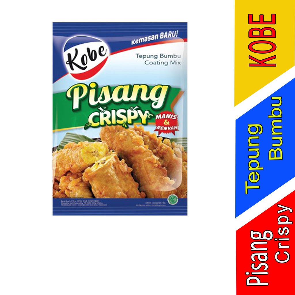 

Tepung pisang goreng - Kobe - Pisang crispy - 210g