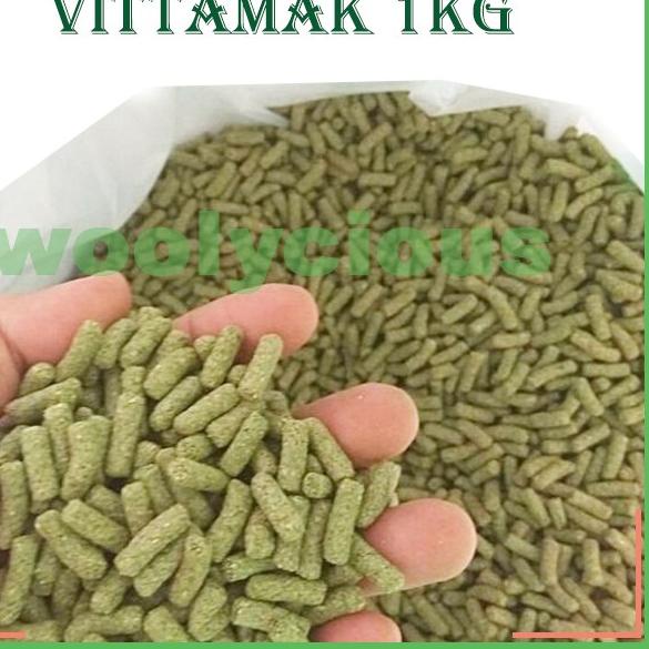 Makanan Kelinci Vitamax 1kg Pelet Kelinci Vittamaxx Repack