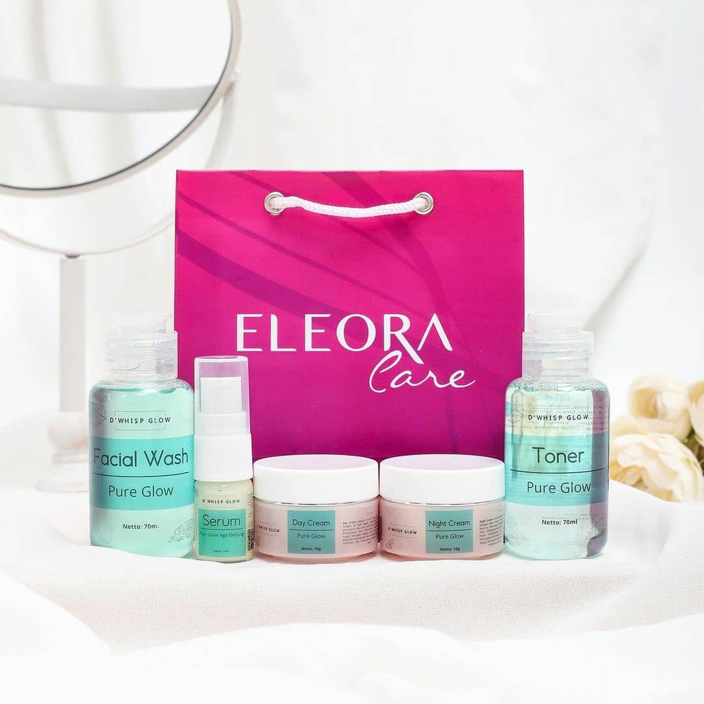 [READY] Eleora Dwhisp Glow Pure Glow Paket Anti Aging Flek